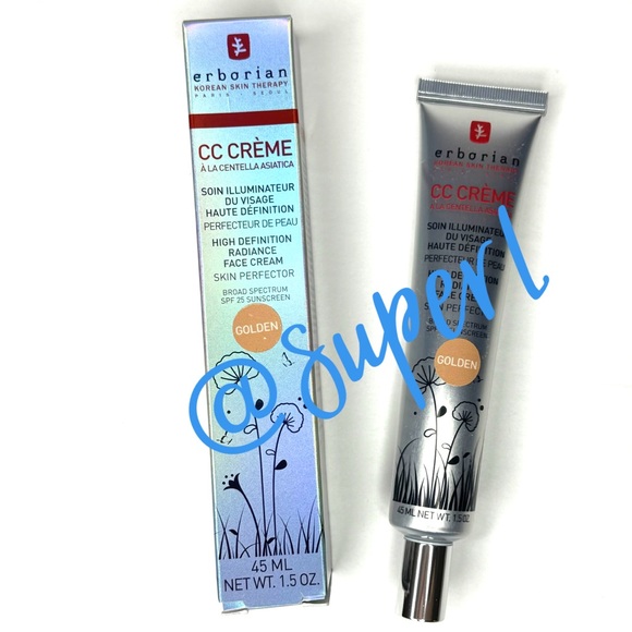 NEW Erborian CC Cream Golden Dore buildable tinted color corrector moisturizer - Picture 1 of 3